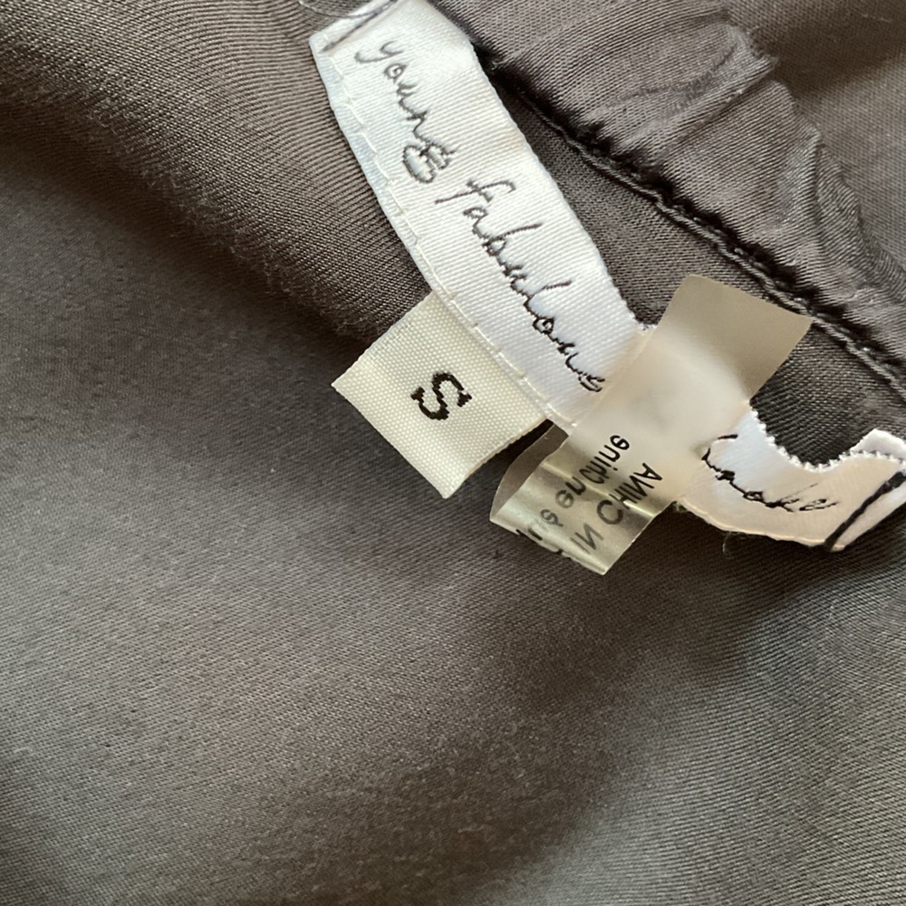 Young fabulous and broke midi skirt, Small, gunmetal grey - Picture 4 of 6